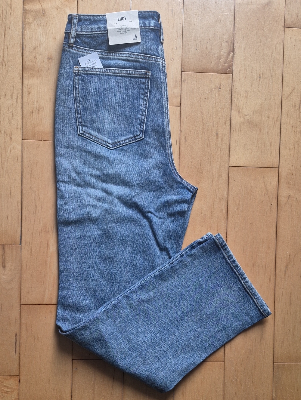 Ricki's Light Blue High Rise Straight Leg Jeans